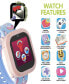 ფოტო #3 პროდუქტის V3 Girls Pink Silicone Smartwatch 42mm Gift Set