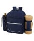 Фото #6 товара Deluxe 4 Person Picnic Backpack Cooler, Wine Pouch and Blanket