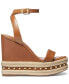 Фото #2 товара MMK Leighton Ankle-Strap Espadrille Platform Wedge Sandals