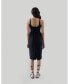 Фото #3 товара Women's Fitted knee length dress