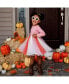 ფოტო #2 პროდუქტის Little and Big Girls Rose Fairy Long Sleeve Tutu Dress