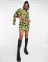 Фото #2 товара COLLUSION twill mini skirt in camo print co-ord