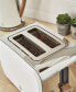 Фото #3 товара Swan Nordic Wide Slot Toaster with 2 Slices, 3 Functions, 6 Browning Levels, Modern Design, Stainless Steel, Wood Effect Handle, Matt White