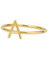 ფოტო #1 პროდუქტის Amelia Initial Monogram Ring in 14k Gold