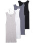 Фото #1 товара Men's Cotton A-shirt Tank Top, Pack of 4