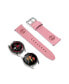 Фото #4 товара Unisex Ashby Pink Genuine Leather Universal Smart Watch Strap 20mm