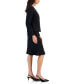 Women's Framed Collarless Jacket & Flounce-Hem Skirt, Regular & Petite