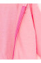 Baby Kapüşonlu Uzun Kollu Kız Bebek Fermuarlı Sweatshirt