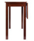 Фото #5 товара Perrone 34.06" Wood High Table with Drop Leaf