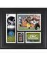 Фото #1 товара Eric Dickerson Los Angeles Rams Framed 15'' x 17'' Player Collage with a Piece of Game-Used Football