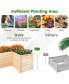 L-Shaped Deep Root Planter Box Wooden Raised Garden Bed with Open-Ended Base - фото #9