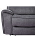 Hutchenson 3-Pc. Fabric Sectional with 2 Power Recliners and Power Headrests