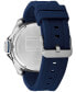 Фото #3 товара Часы и аксессуары Tommy Hilfiger Мужские кварцевые синие часы из силикона 46 мм