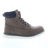 Fila Madison 1SH40157-200 Mens Brown Synthetic Lace Up Casual Dress Boots 9.5