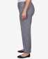 Фото #5 товара Plus Size Point of View Shaping Tummy Control Flat Front Average Length Pants