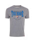 Men's Gray Oklahoma City Thunder Comfy Tri-Blend T-Shirt