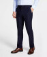 Kenneth Cole Reaction Men's Techni Cole Slim Fit Pants Navy 37 W 32L