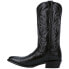 Dan Post Boots Milwaukee Embroidered Narrow Pointed Toe Cowboy Mens Black Casua