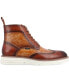 Фото #3 товара Men's Model 005 Wingtip Lace-Up Boots