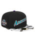 Фото #1 товара Men's Black Arizona Diamondbacks Metallic Camo 59FIFTY Fitted Hat