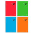 Set of exercise books Pacsa Superblock Extra 4 Pieces Multicolour A4 120 Sheets