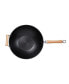 Фото #4 товара Professional Series Cast Iron Wok with Maple Handle, 14"