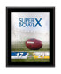 Pittsburgh Steelers vs. Dallas Cowboys Super Bowl X 10.5" x 13" Sublimated Plaque