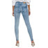 Фото #2 товара ONLY Blush Life Mid Waist Skinny Raw Ankle DT jeans