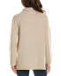 Фото #2 товара Vince Mixed Gauge Turtleneck Wool & Cashmere-Blend Tunic Sweater Women's