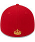 Фото #5 товара Men's Red St. Louis Cardinals 2023 MLB World Tour: London Series Flag Fill 39THIRTY Flex Hat
