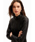 ფოტო #4 პროდუქტის Women's Slim biker jacket