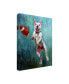 Фото #2 товара Lucia Hefferna Hail Mary White Dog Canvas Art - 27" x 33.5"