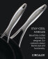 Фото #10 товара SteelShield C-Series Tri-Ply Clad Nonstick Frying Pan Set, 2-Piece, Silver