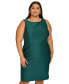 ფოტო #4 პროდუქტის Plus Size Embellished Sleeveless Dress