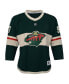 ფოტო #3 პროდუქტის Youth Boys and Girls Kirill Kaprizov Green Minnesota Wild Home Replica Player Jersey