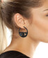 Women's Patina Charm Hoop Earrings