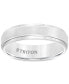 ფოტო #2 პროდუქტის Men's White Tungsten Carbide Ring, Comfort Fit Wedding Band (6mm)