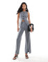 Фото #1 товара Kaiia flared trouser co-ord in charcoal