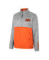 ფოტო #3 პროდუქტის Men's Gray Oklahoma State Cowboys John Half-Zip Jacket