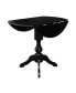 Фото #6 товара International Concept 42" Round Dual Drop Leaf Pedestal Table