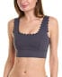 Фото #1 товара Ivl Collective Scallop Bra Women's Grey 4