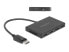 Фото #1 товара Delock DisplayPort 1.4 Splitter 1 x DisplayPort in to 4 x DisplayPort out - DisplayPort - 4x DisplayPort - 7680 x 4320 pixels - Black - Plastic - 1.4/2.2