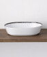 Rill Oval Vegetable Bowl