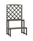 Фото #1 товара Plant Stand with Trellis Gray 27.6"x16.5"x47.2" Solid Firwood