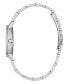 ფოტო #3 პროდუქტის Women's Silver-Tone Stainless Steel Bracelet Watch, 34mm