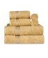 Фото #2 товара Solid Quick Drying Absorbent 4 Piece Egyptian Cotton Bath Towel Set