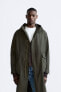 Long parka with vents