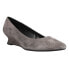 Фото #2 товара VANELi Kadir Wedges Womens Grey Dress Sandals 304698