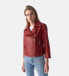 Women's Jacket Half Sleeve, Burgundy