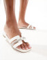 Фото #2 товара ALDO Deandra embellished flat sandals in white